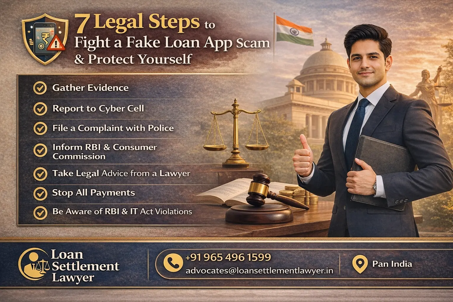 7 Legal Steps to Fight a Fake Loan App Scam & Protect