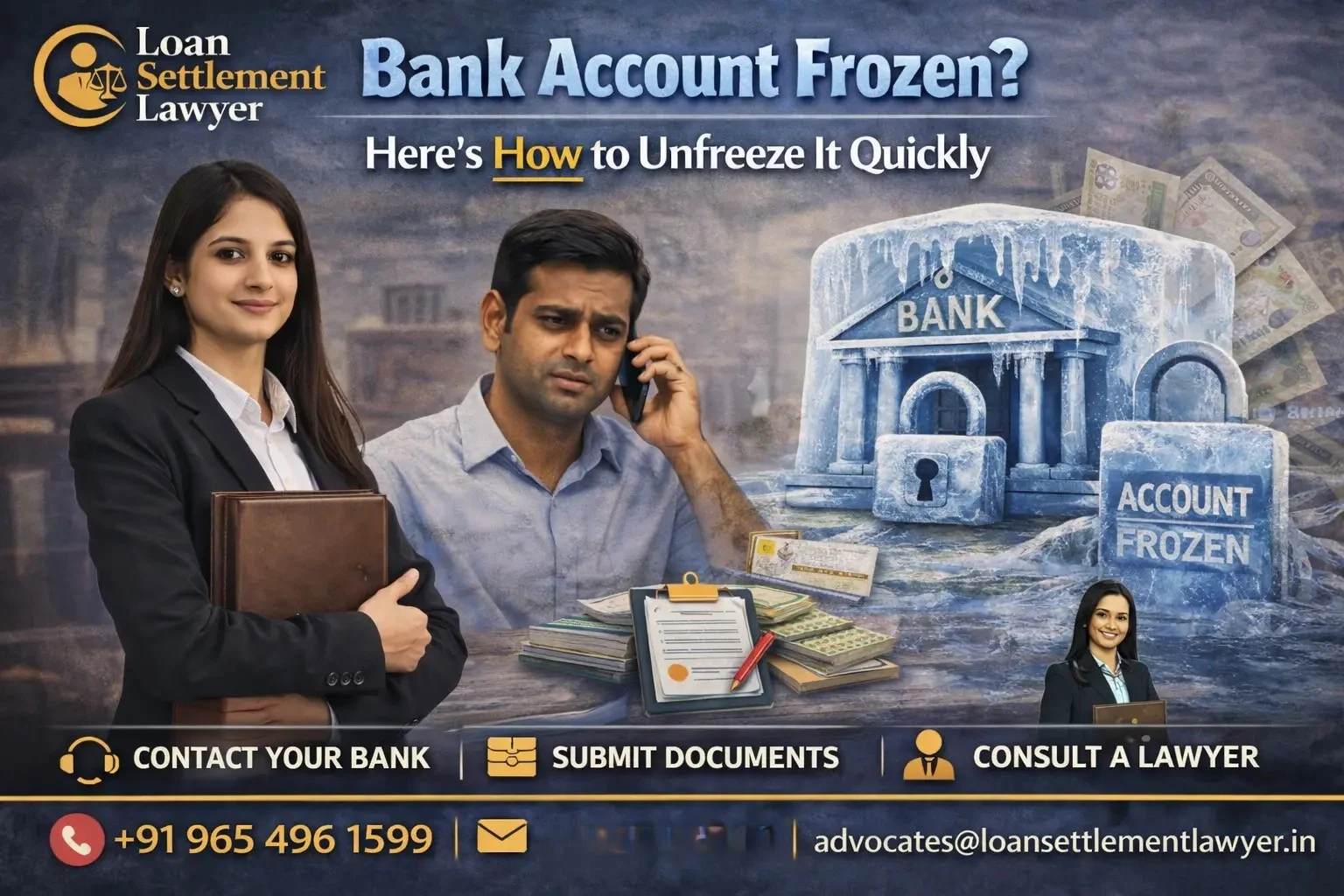 Bank Account Frozen? Here's How to Unfreeze It Quickly
