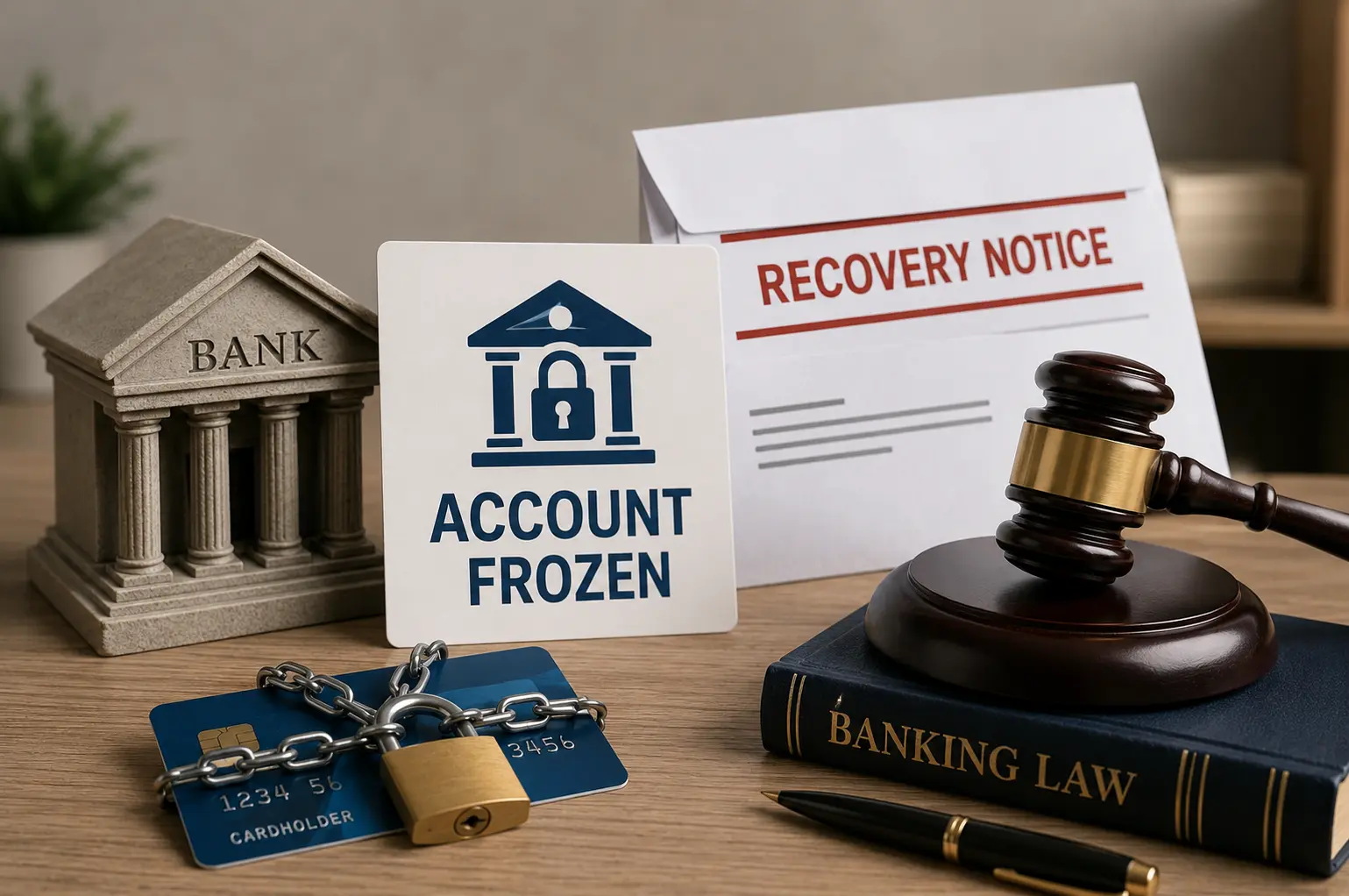 Bank Froze Your Account or Issued Recovery Notice? Immediate Legal Steps