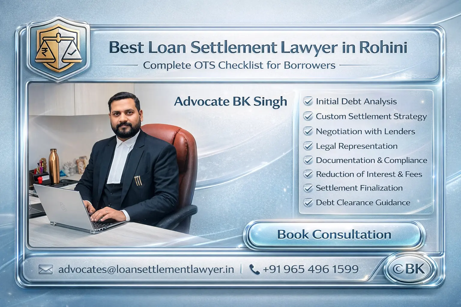 Best Loan Settlement Lawyer in Rohini Complete OTS Checklist for Borrowers