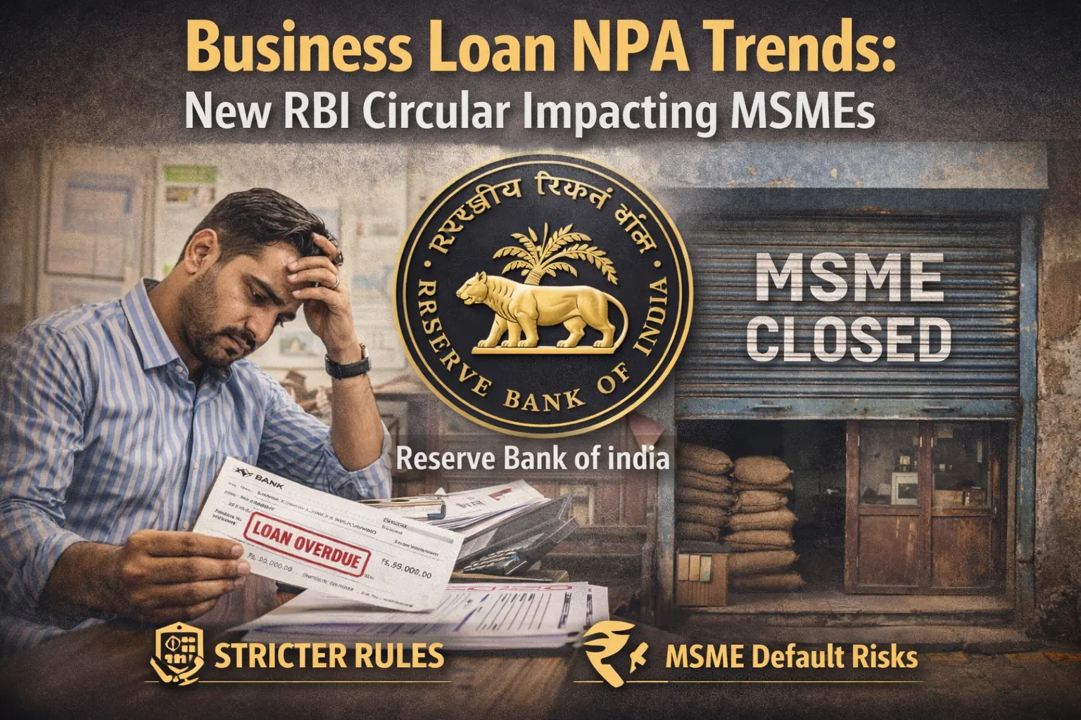 Business Loan NPA Trends: New RBI Circular Impacting MSMEs