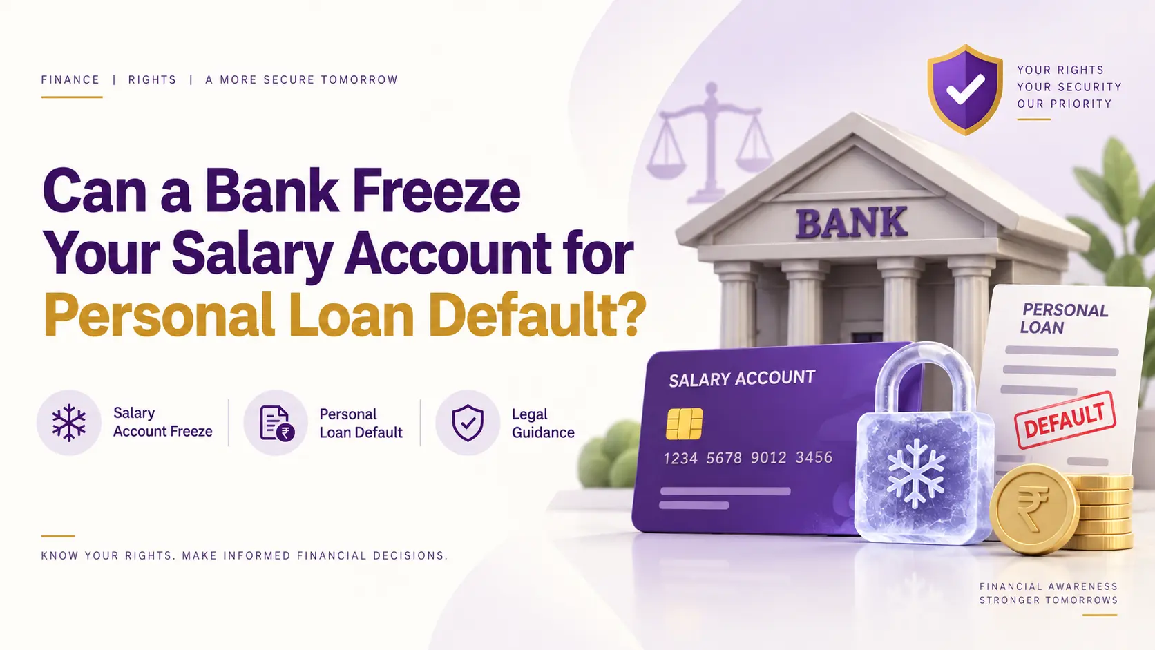 Can a Bank Freeze Your Salary Account for Personal Loan Default?