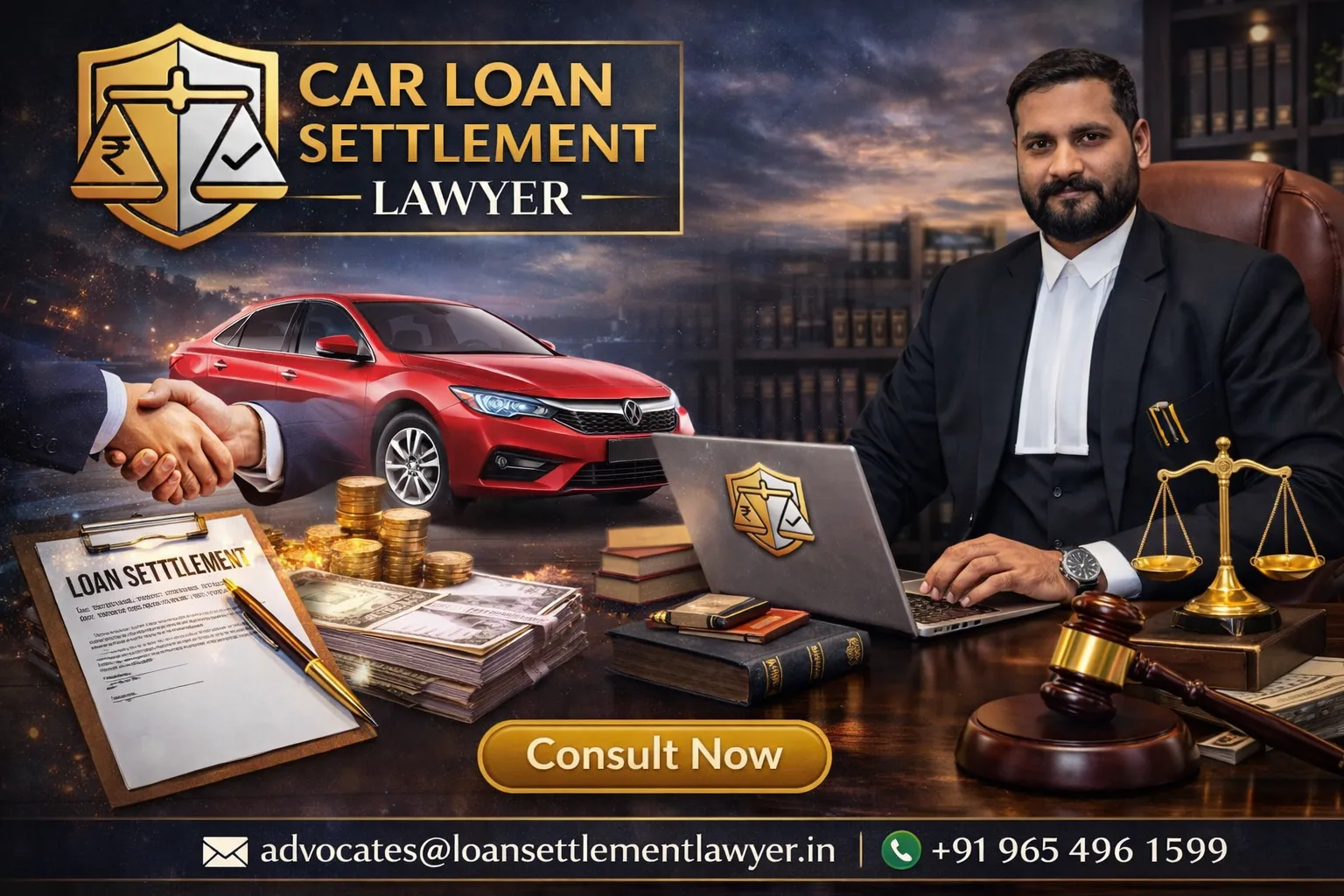 Car Loan Settlement Lawyer in India