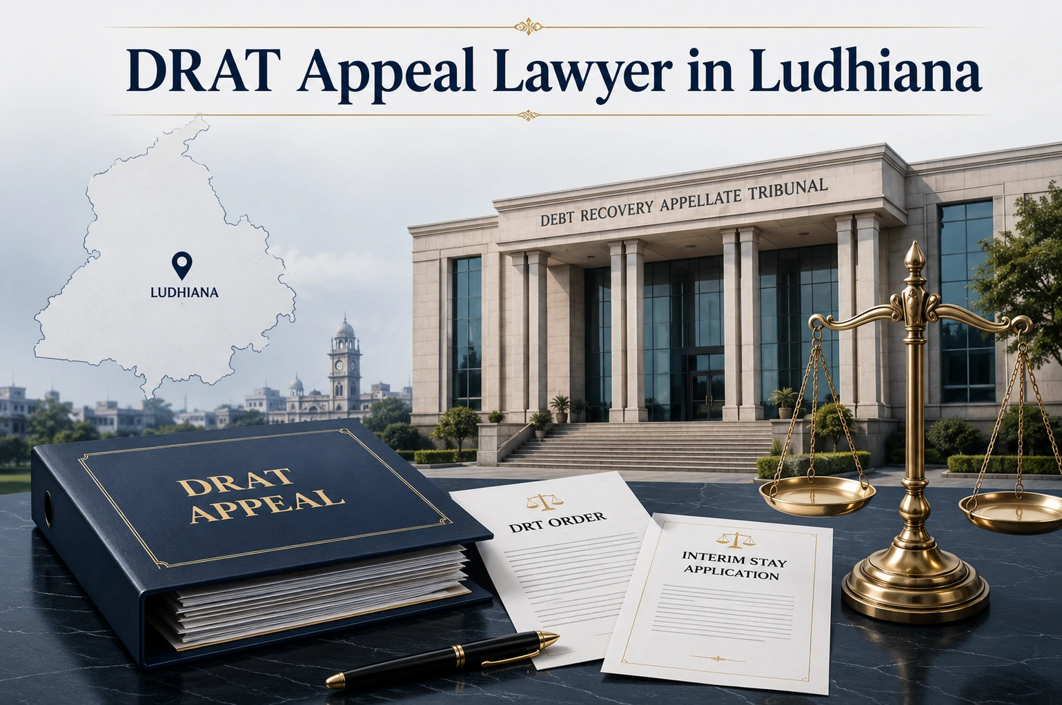 DRAT appeal lawyer in Ludhiana for interim stay against DRT order
