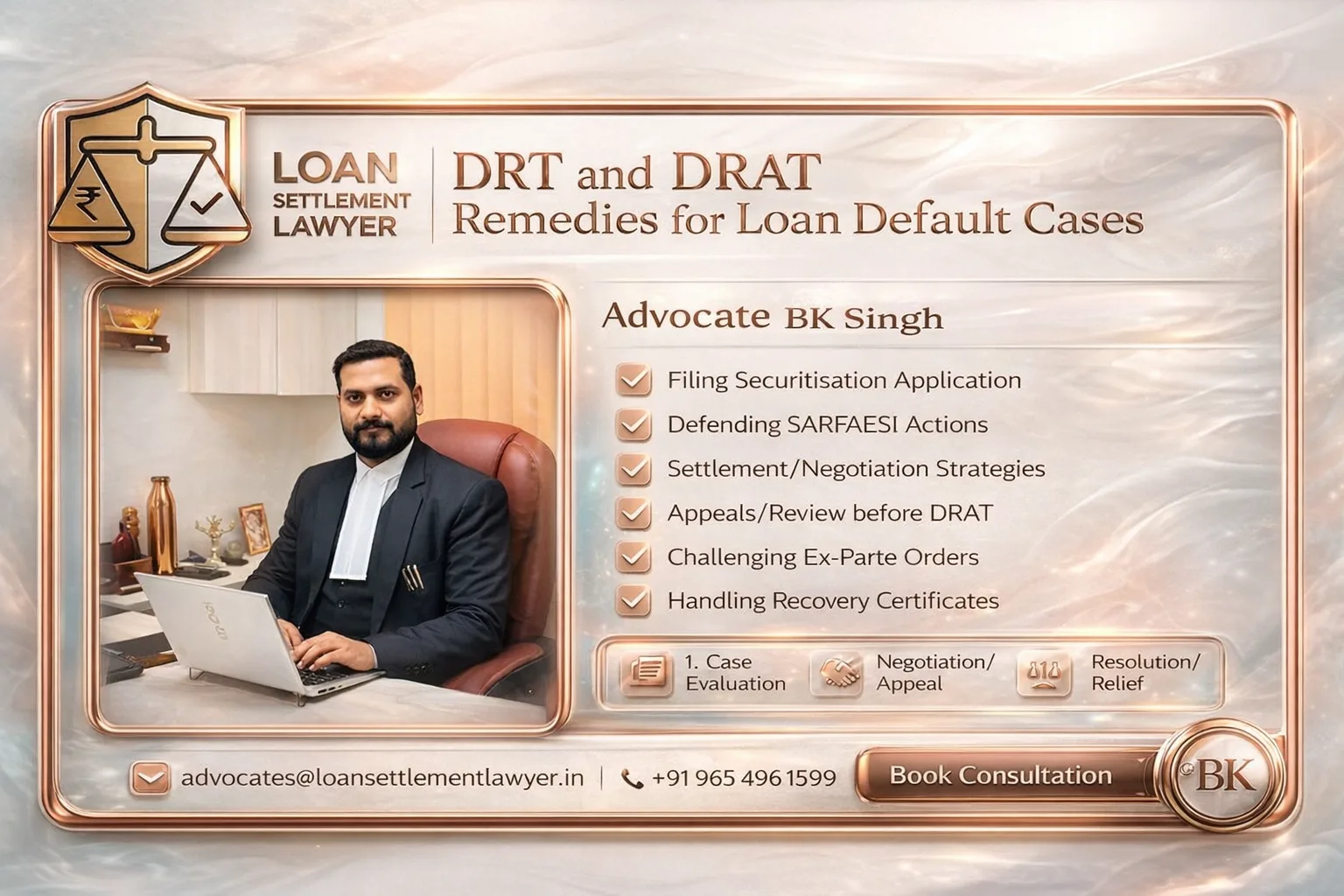 DRT and DRAT Solutions for Loan Default Cases