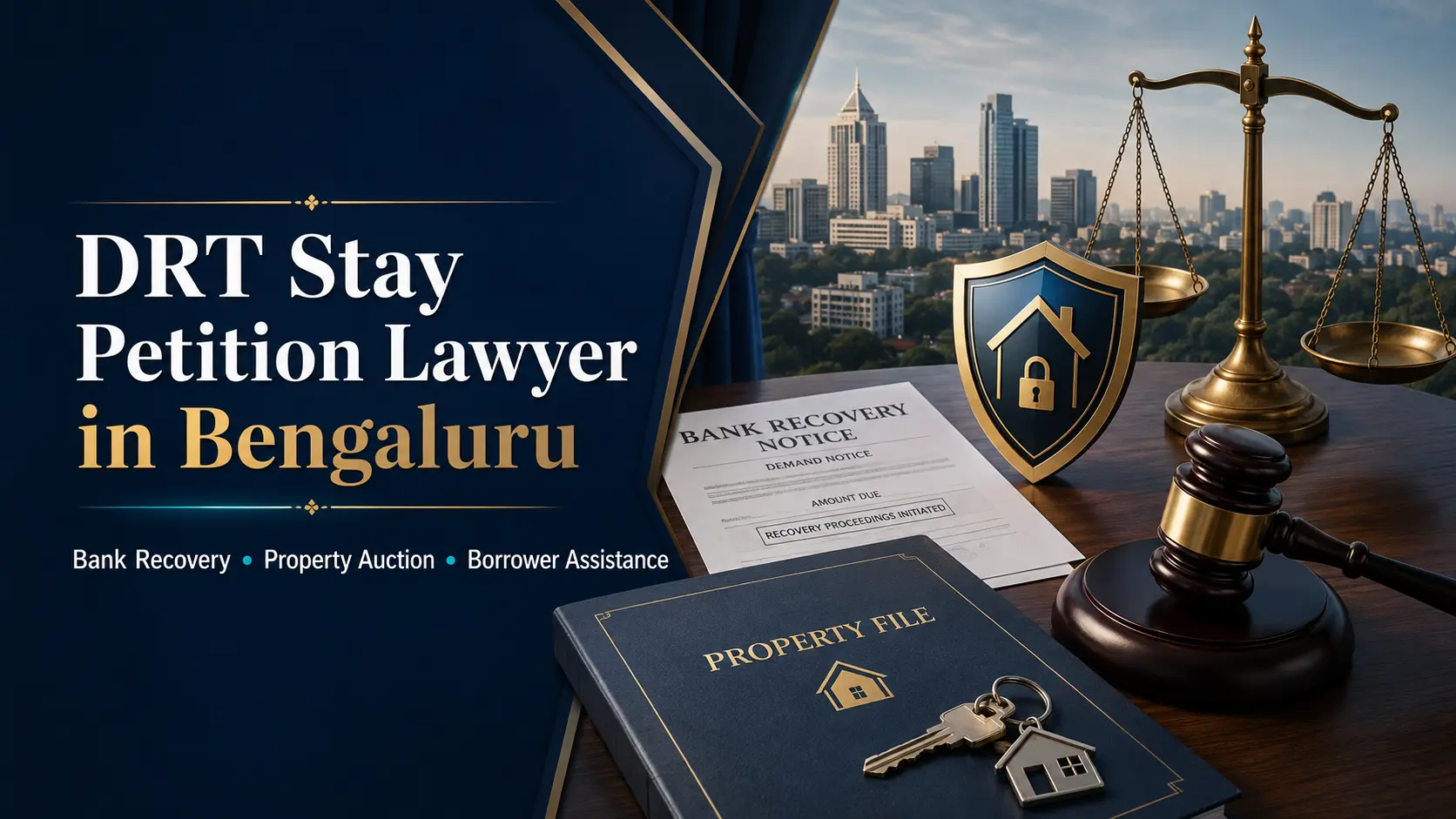DRT Stay Petition Lawyer in Bengaluru: Legal Help for Borrowers Facing Debt Pressure