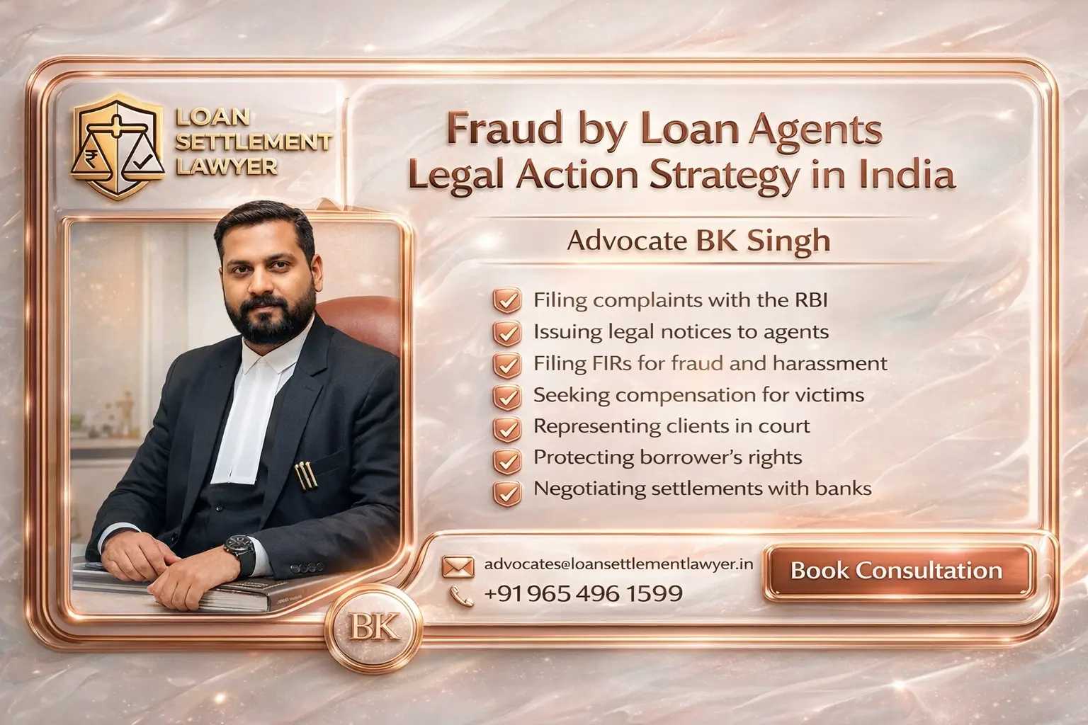 Fraud by Loan Agents Legal Action Strategy in India