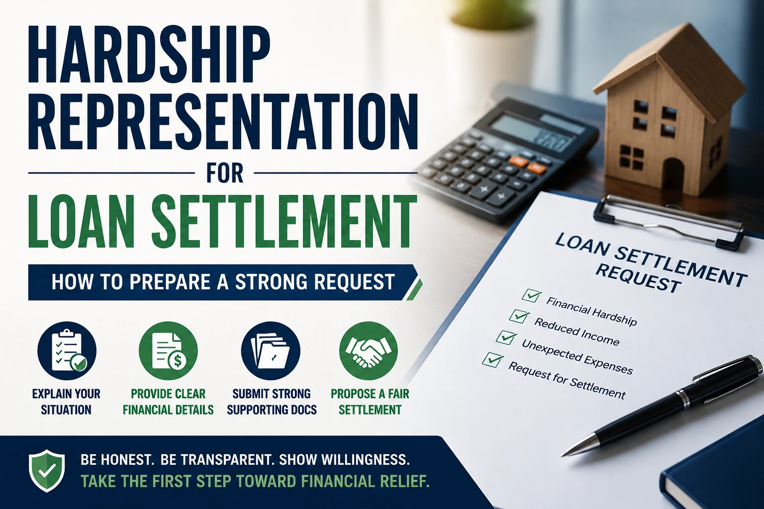 Hardship Representation for Loan Settlement in India