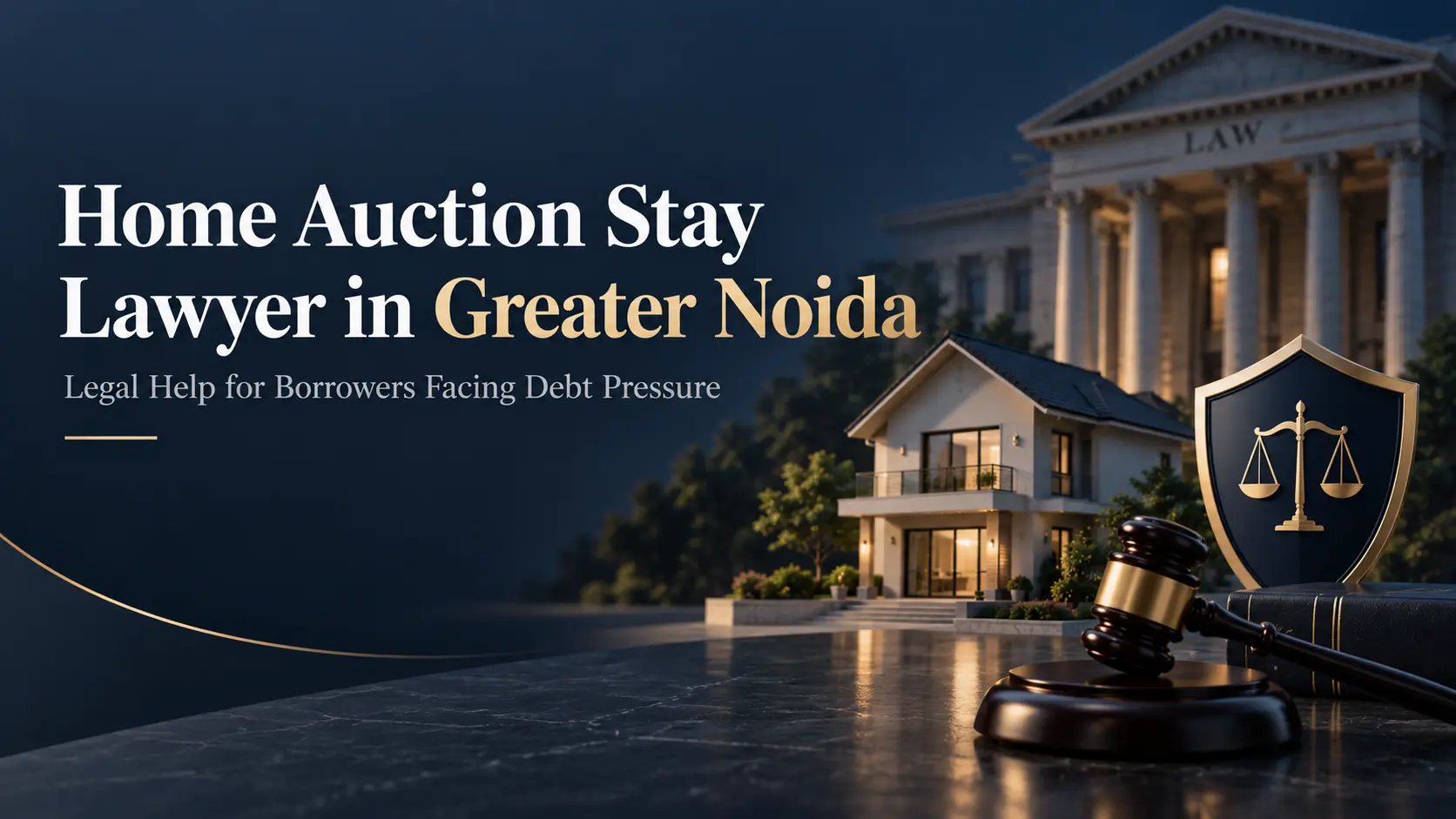 Home Auction Stay Lawyer in Greater Noida Legal Help for Borrowers Facing Debt Pressure
