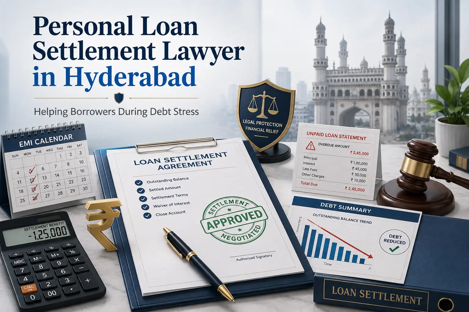 How a Personal Loan Settlement Lawyer in Hyderabad Helps During Debt Stress