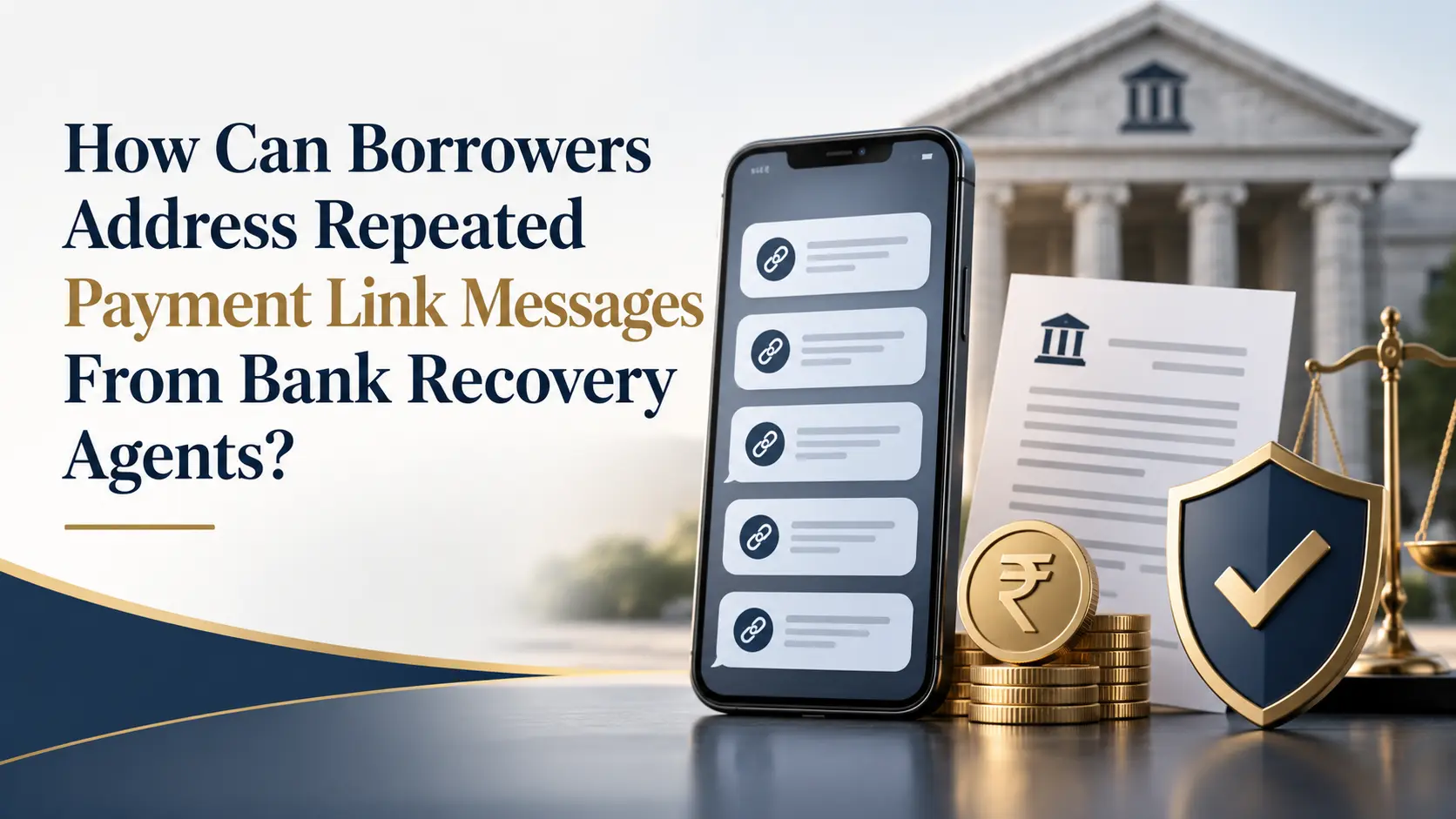 How Can Borrowers Address Repeated Payment Link Messages From Bank Recovery Agents?