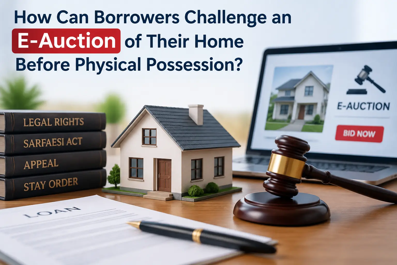 How Can Borrowers Challenge an E-Auction of Their Home Before Physical Possession?