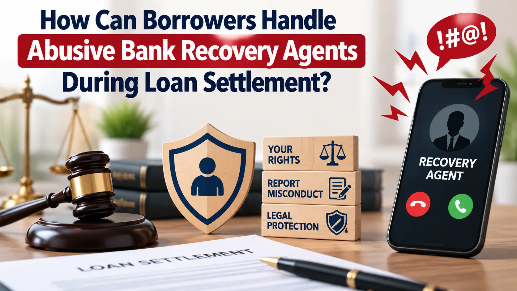 How Can Borrowers Handle Abusive Bank Recovery Agents During Loan Settlement?