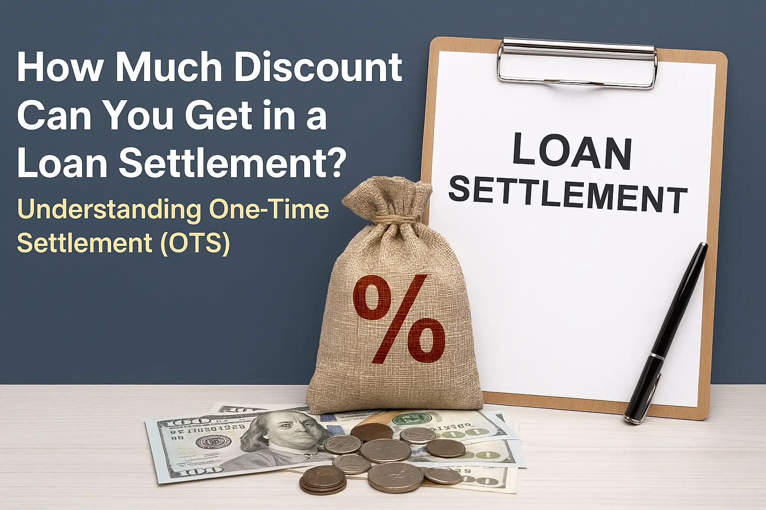 How Much Discount Can You Get in a Loan Settlement? Understanding One-Time Settlement (OTS)