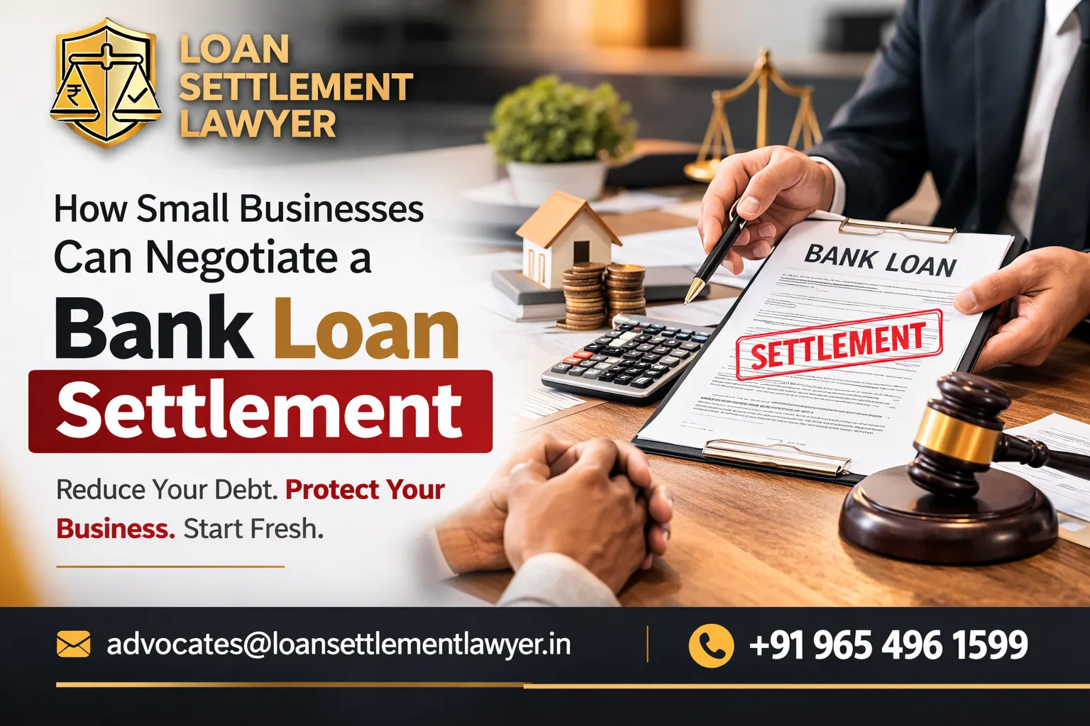 How Small Businesses Can Negotiate a Bank Loan Settlement
