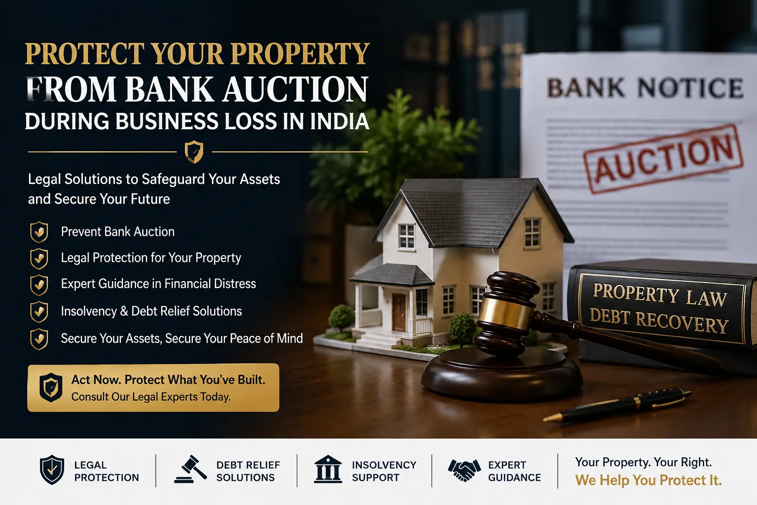 How to Protect Property From Bank for Home During Business Loss