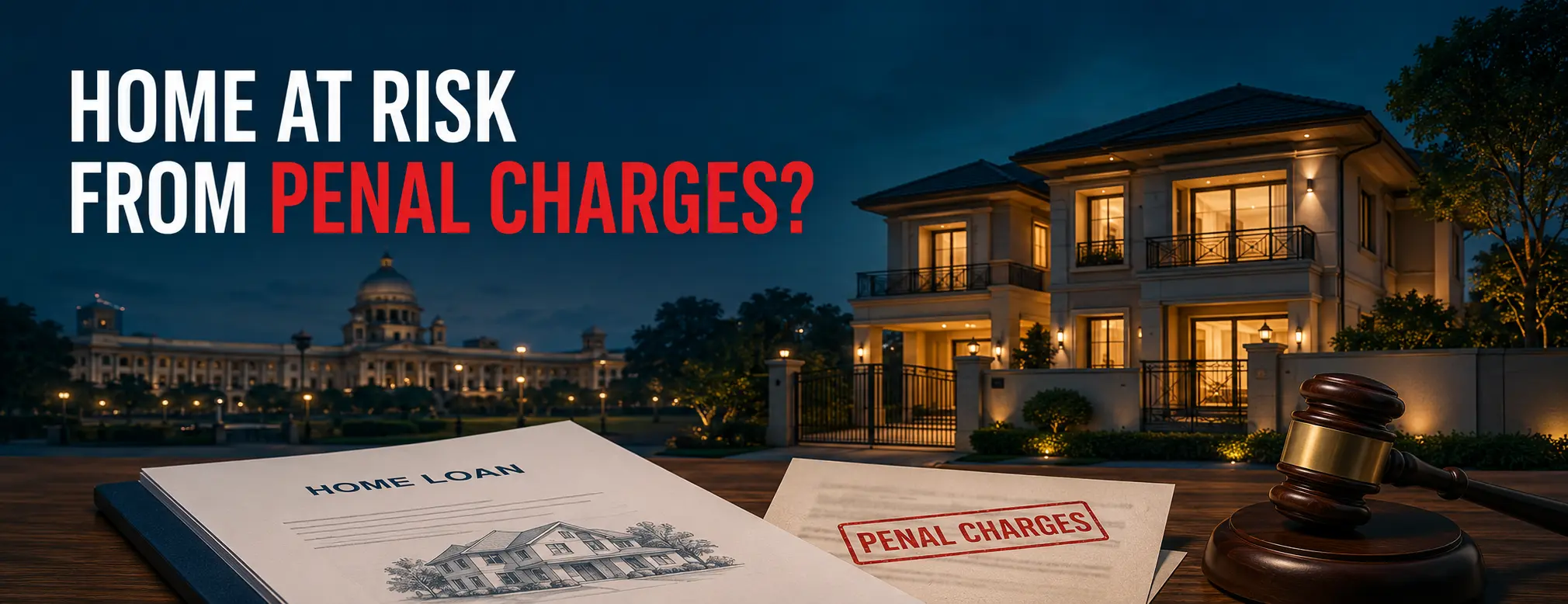 How to Protect Property From Bank for Home When Bank Adds Penal Charges