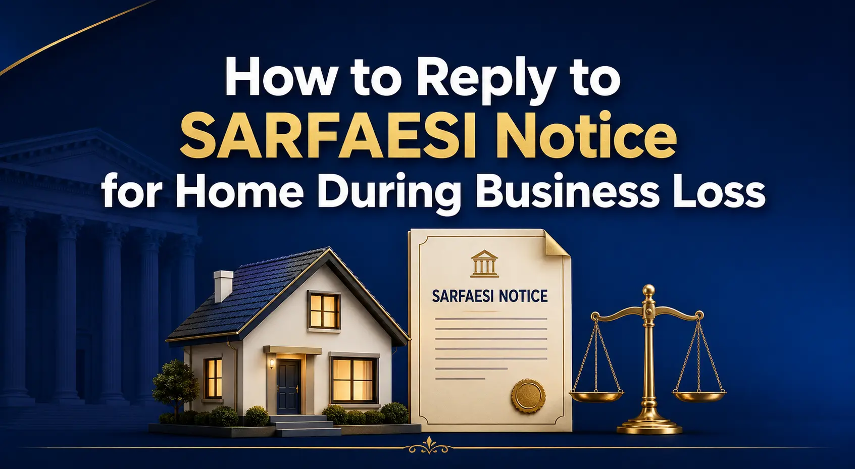 How to Reply To SARFAESI Notice for Home During Business Loss