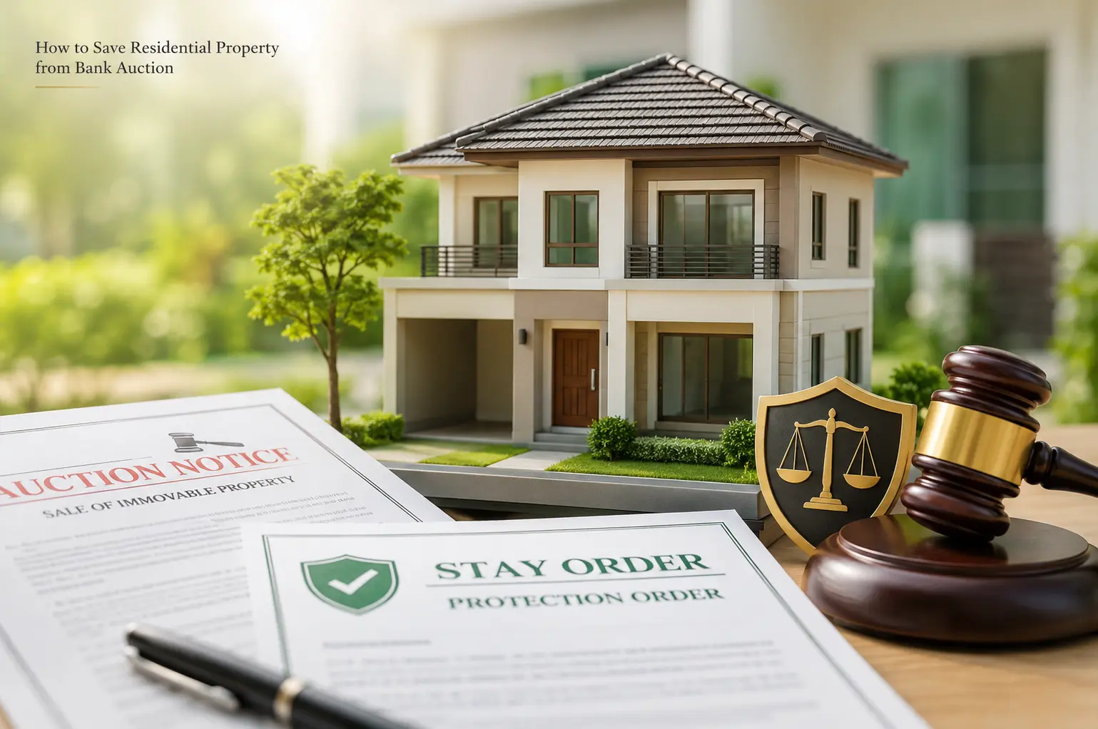 How to Save Residential Property from Bank Auctio