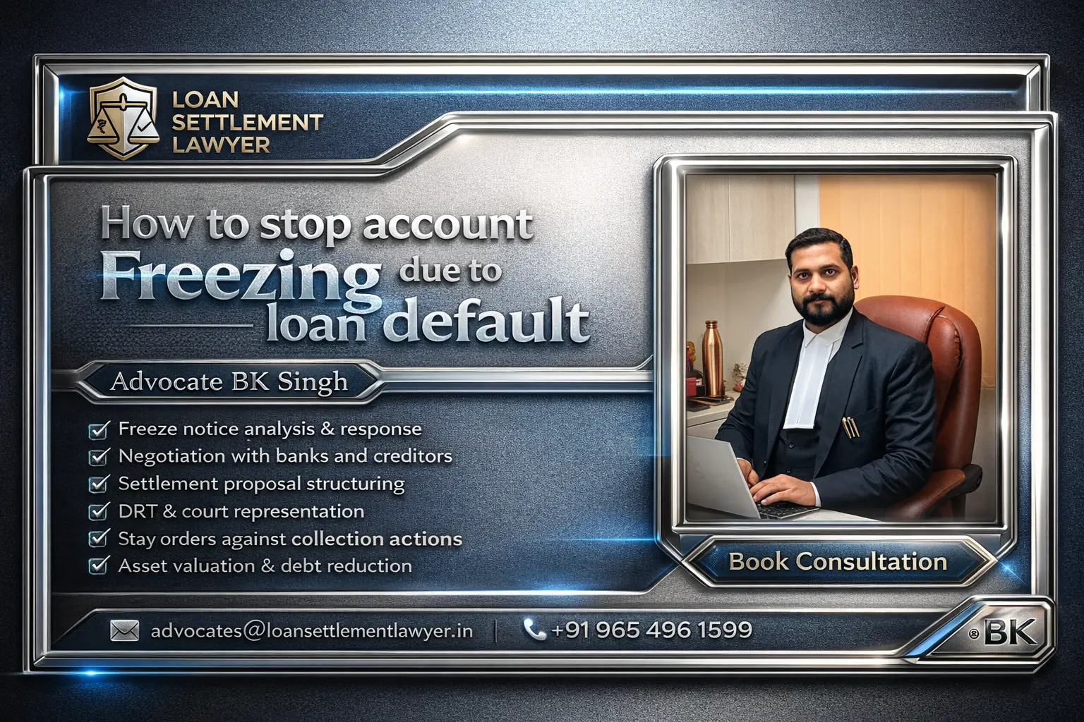 How to Stop Account Freezing Due to Loan Default