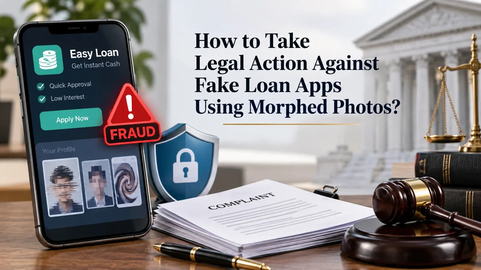 How to Take Legal Action Against Fake Loan Apps Using Morphed Photos?