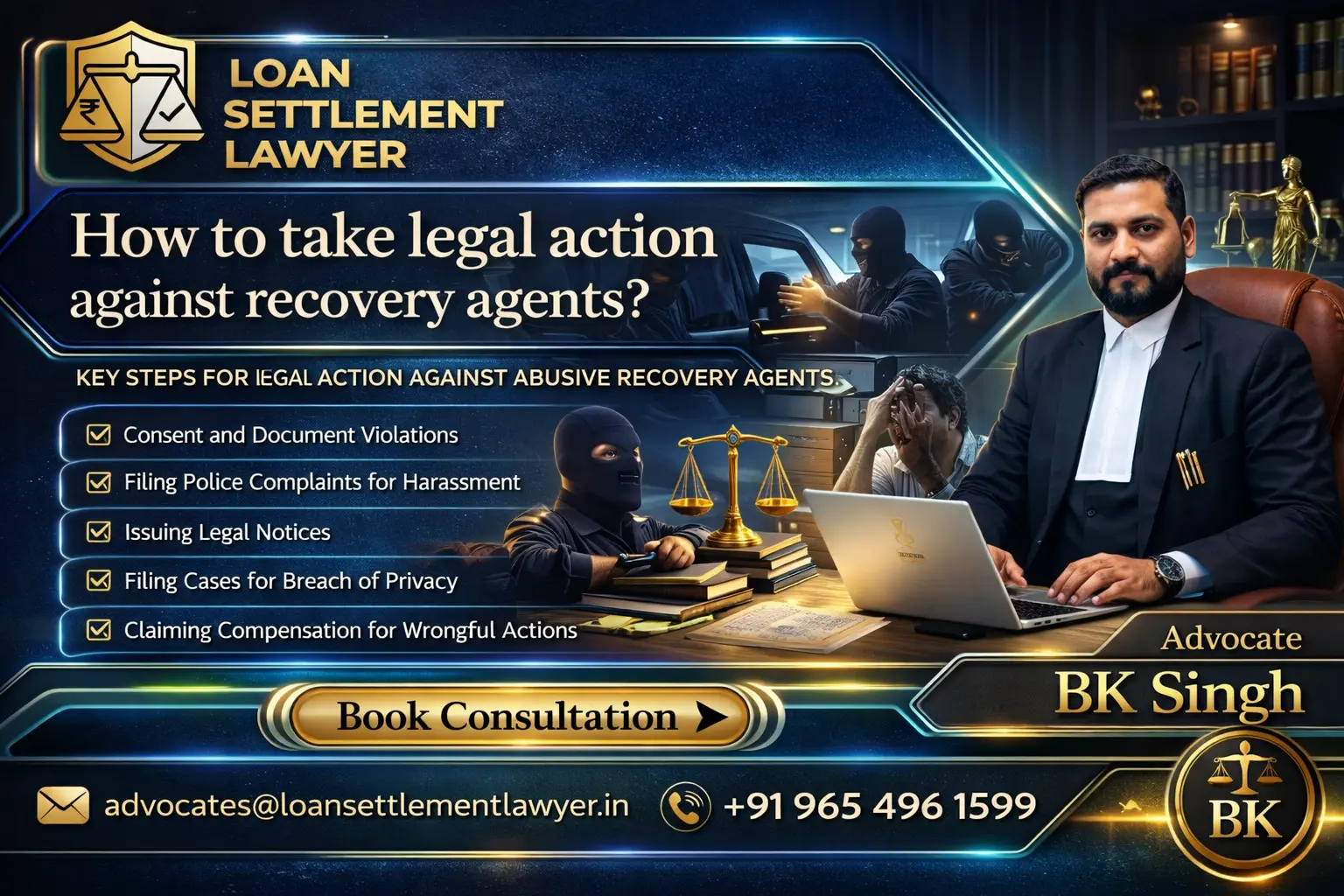 How to Take Legal Action Against Recovery Agents in India