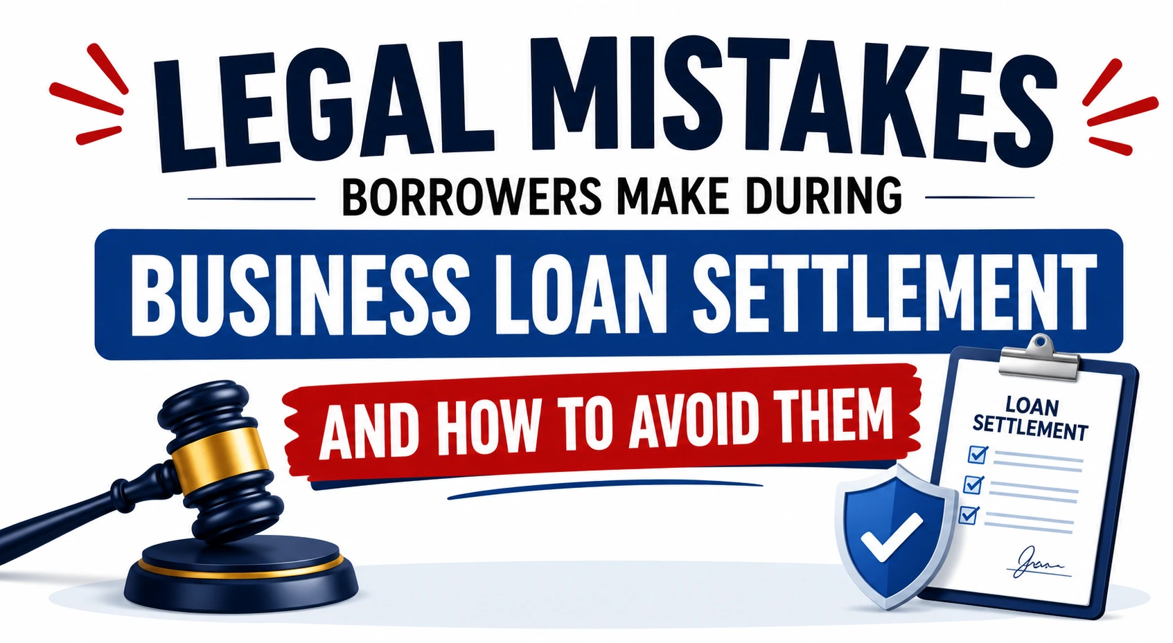 Legal Mistakes Borrowers Make During Business Loan Settlement: Complete Guide