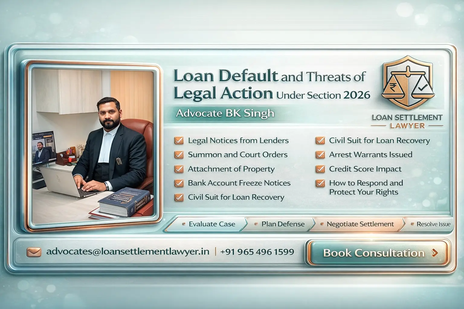 Loan Default Legal Threats 2026 Advocate BK Singh