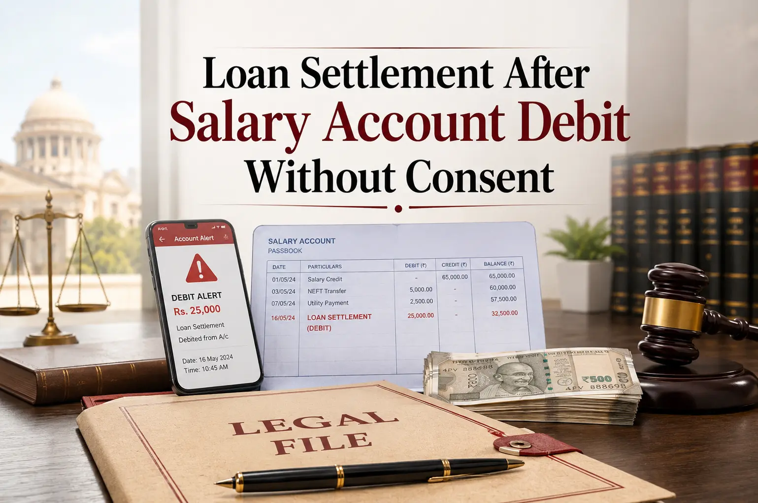 Loan Settlement After Salary Account Debit Without Consent