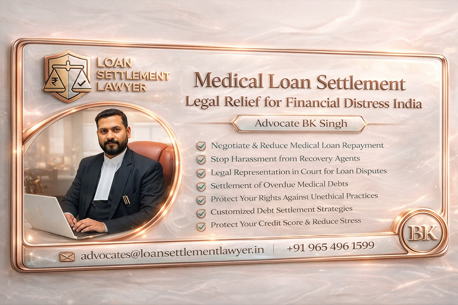 Medical Loan Settlement Legal Relief for Financial Distress in India