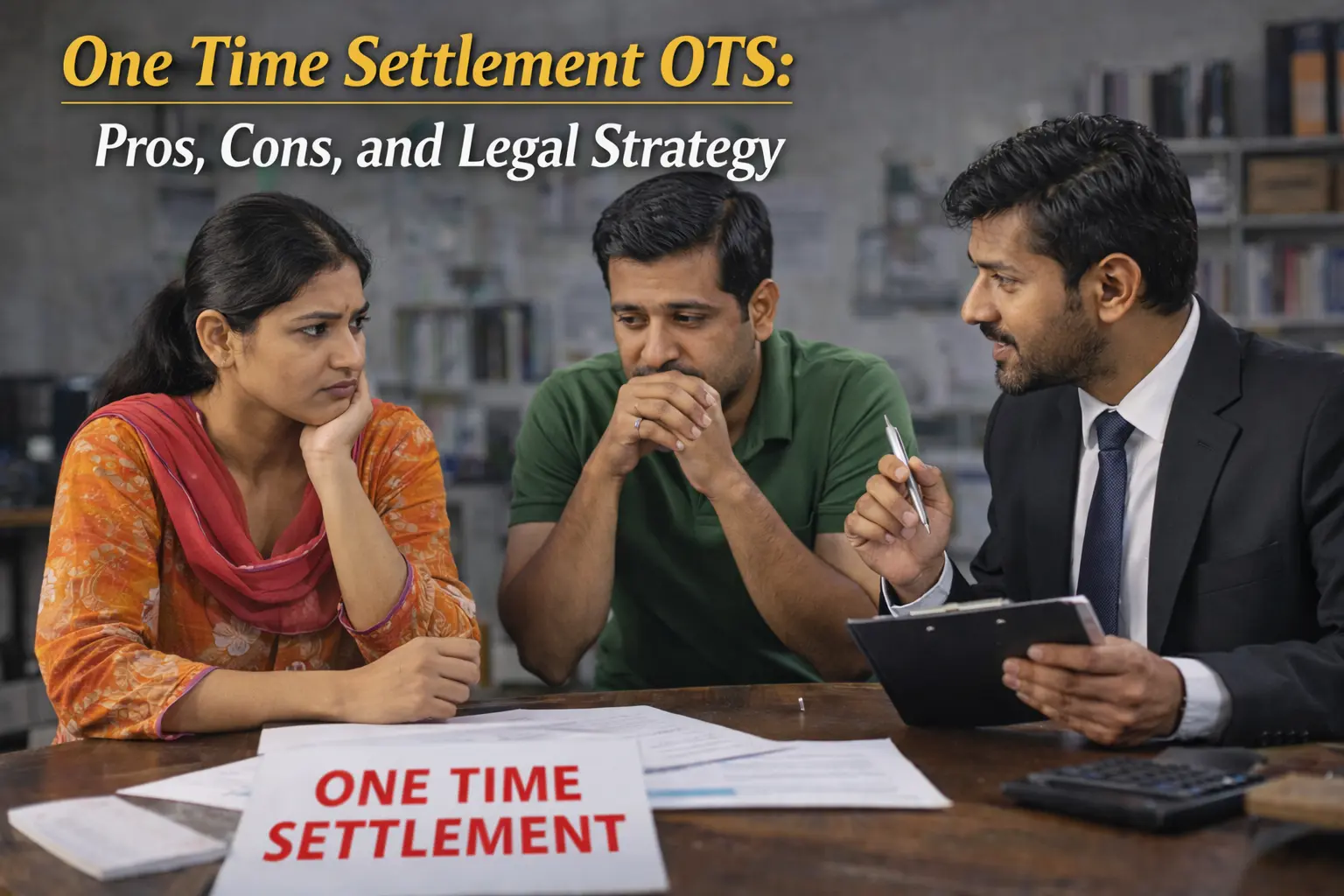 One Time Settlement OTS Pros, Cons, and Legal Strategy