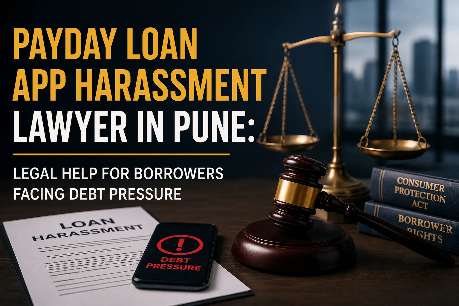 Payday Loan App Harassment Lawyer in Pune: Legal Help for Borrowers Facing Debt Pressure