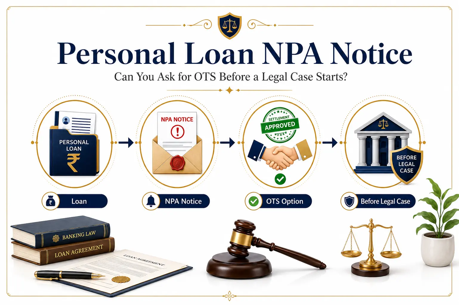 Personal Loan NPA Notice and OTS Before Legal Notice