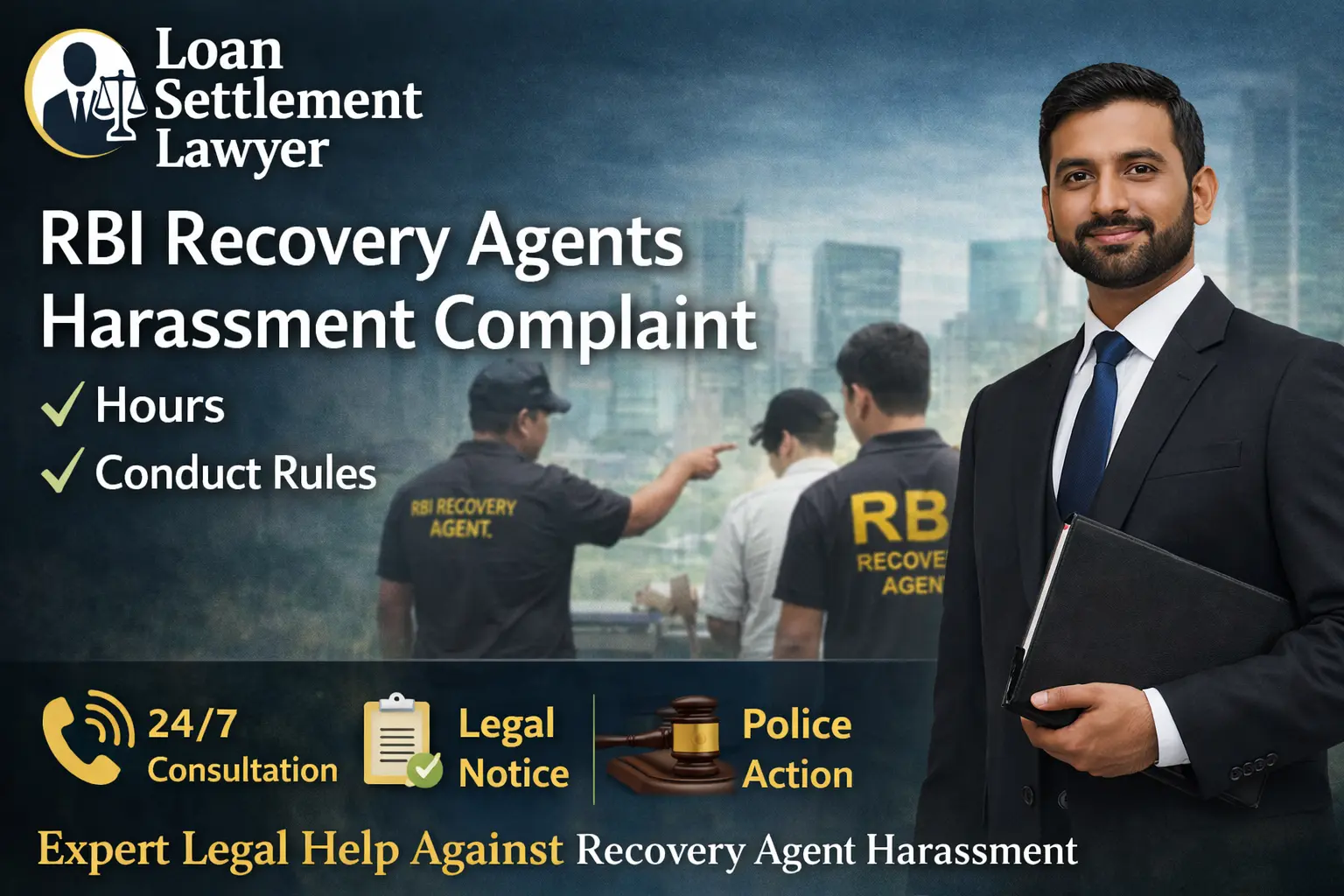 RBI Recovery Agents Harassment Complaint Hours Conduct Rules