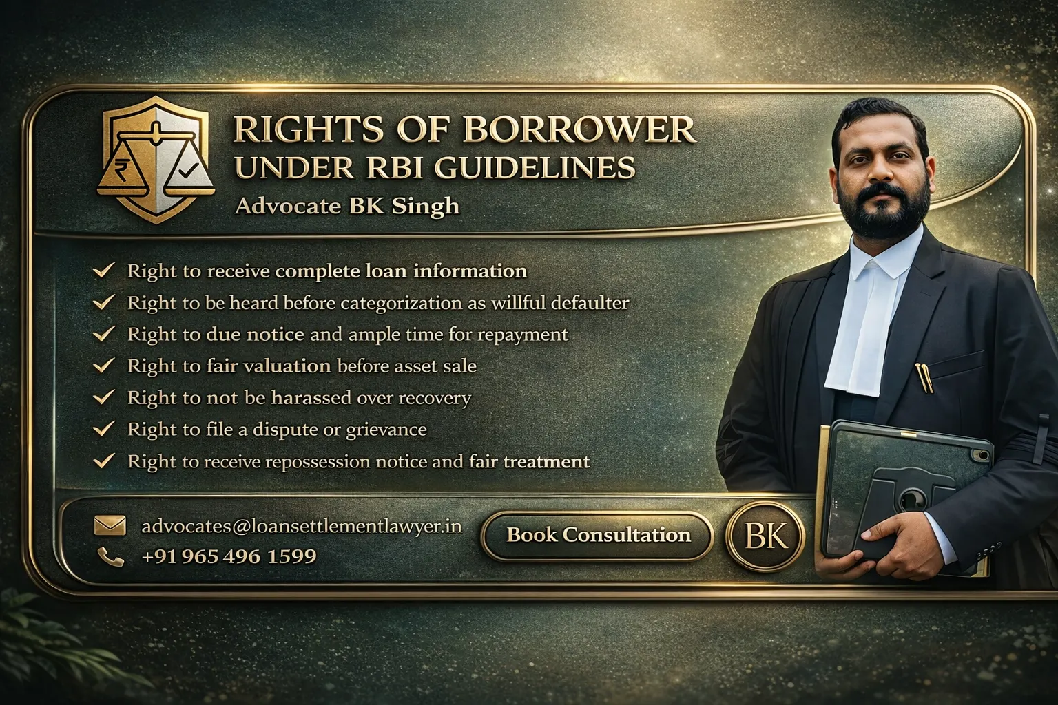 Rights of Borrowers Under RBI Guidelines