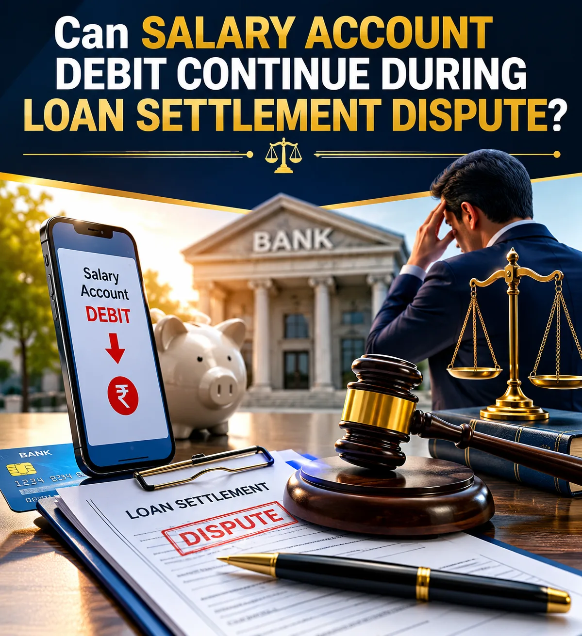 Salary Account Debit During Loan Settlement Dispute