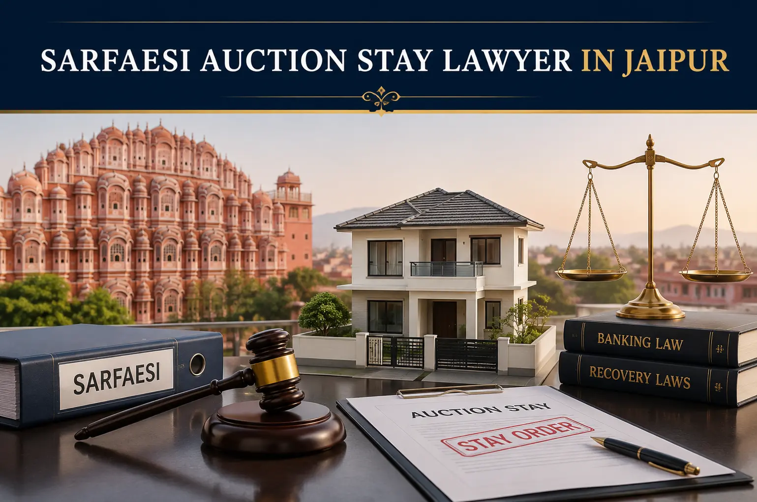 SARFAESI Auction Stay Lawyer in Jaipur for Residential Property