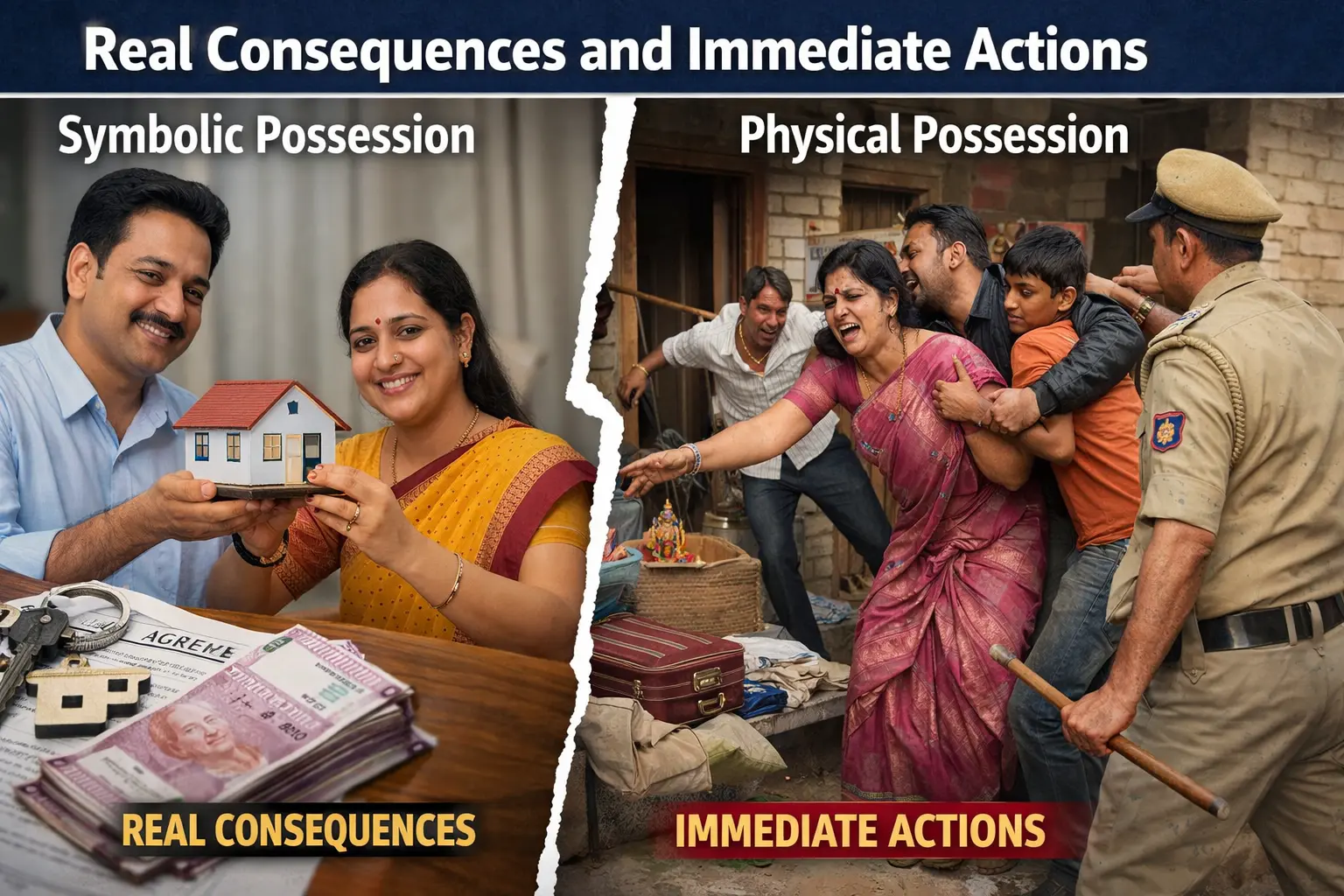 Symbolic Possession vs Physical Possession: Real Consequences and Immediate Actions
