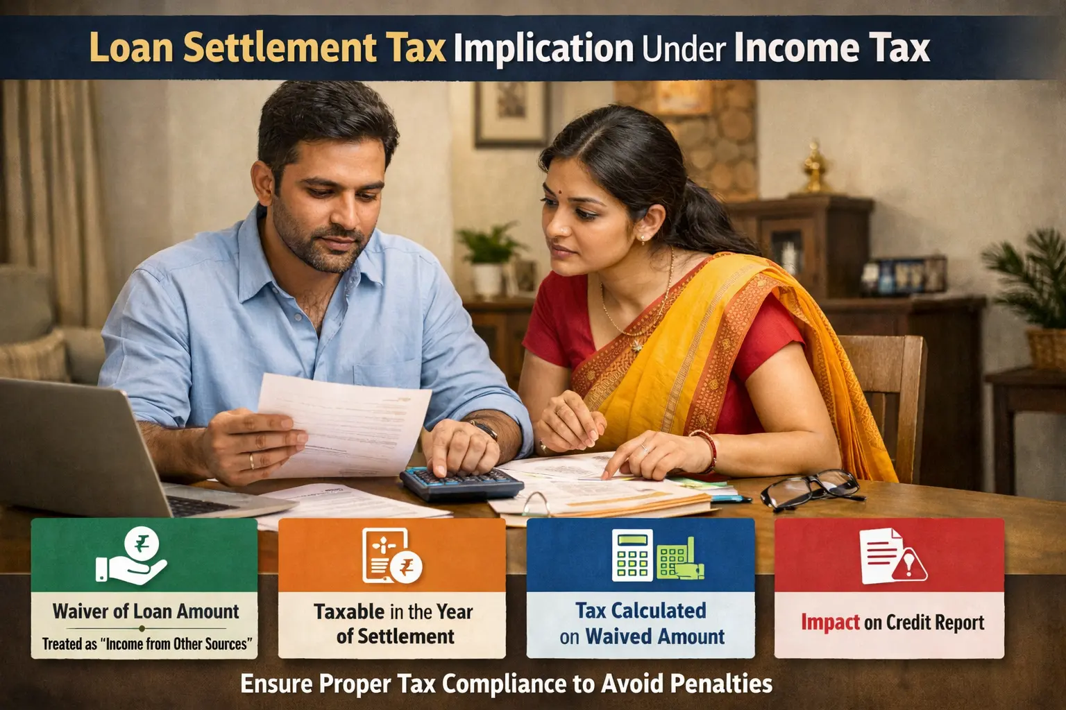 Tax Effects of Loan Settlement Under Income Tax
