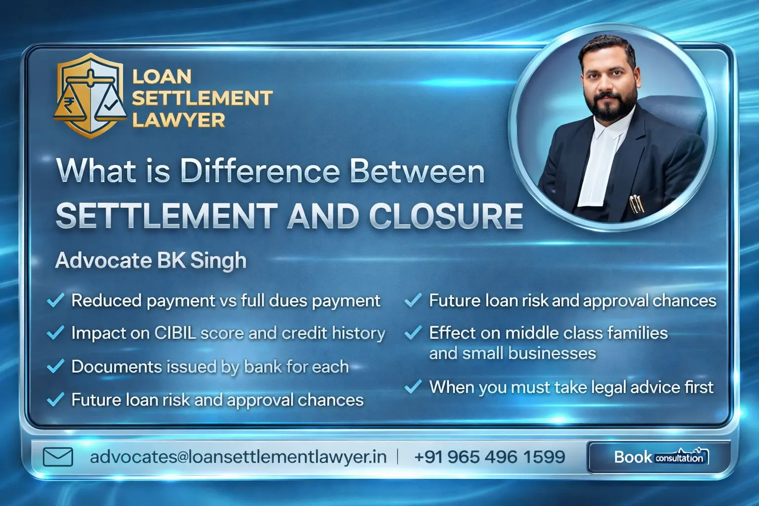 What Is Difference Between Settlement and Closure